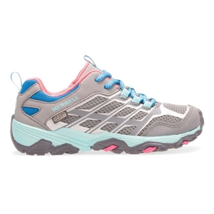 Basket Merrell Moab FST Low Waterproof Grise/Turquoise Enfant | D.H.SJEA